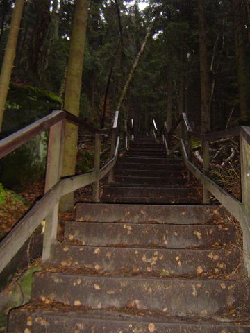 Podej�cie na Szczeliniec Wielki