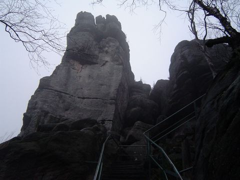 Podej�cie na Szczeliniec Wielki