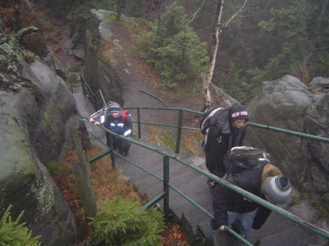 Podej�cie na Szczeliniec Wielki