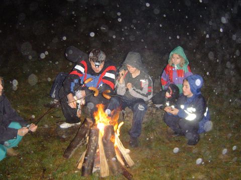 Pasterka - ognisko ko�o schroniska