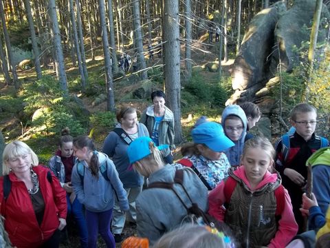 XIV Rajd 'G�ry Sto�owe' - Tylna Borowa Kopa s016 - PTTK Strzelin