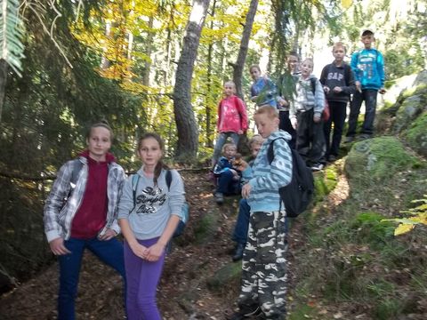 XIV Rajd 'G�ry Sto�owe' - w drodze do Polanicy s086 - PTTK Strzelin