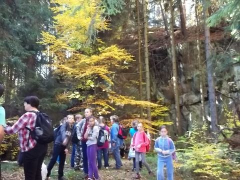 XIV Rajd 'G�ry Sto�owe' - w drodze do Polanicy s090 - PTTK Strzelin