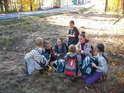 XIV Rajd 'G�ry Sto�owe' - w drodze do Polanicy s096 - PTTK Strzelin