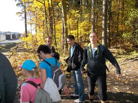 XIV Rajd 'G�ry Sto�owe' - w drodze do Polanicy s098 - PTTK Strzelin