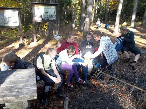 XIV Rajd 'G�ry Sto�owe' - Piekielna G�ra s104 - PTTK Strzelin