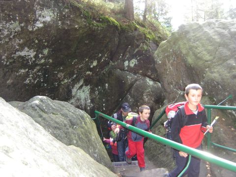 G�ry Sto�owe - podej�cie na Szczeliniec s017 - PTTK Strzelin