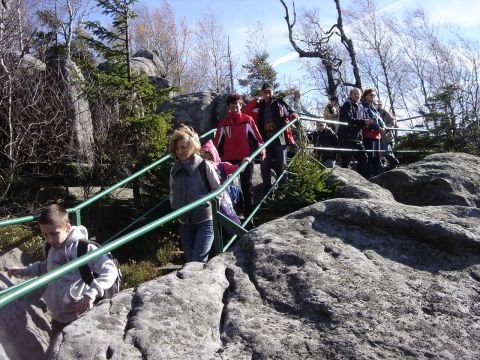 G�ry Sto�owe - zej�cie ze Szczeli�ca s095 - PTTK Strzelin