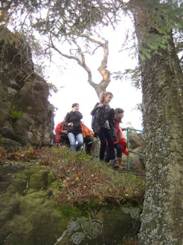 G�ry Sto�owe - zej�cie z Pielgrzyma s135 - PTTK Strzelin