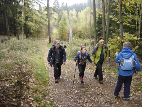 XVI Rajd 'G�ry Sto�owe' - w drodze do Pstr��nej s011 - PTTK Strzelin