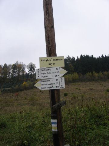 XVI Rajd 'G�ry Sto�owe' - skansen w Pstr��nej s025 - PTTK Strzelin