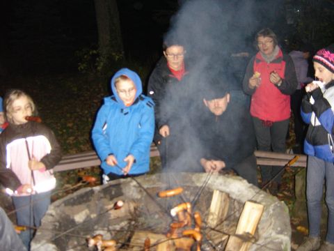 XVI Rajd 'G�ry Sto�owe' - ognisko w Radkowie s010 - PTTK Strzelin