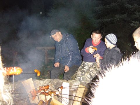 XVI Rajd 'G�ry Sto�owe' - ognisko w Radkowie s011 - PTTK Strzelin