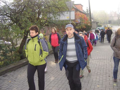 XVI Rajd 'G�ry Sto�owe' - wyj�cie ze Szczytnej s025 - PTTK Strzelin