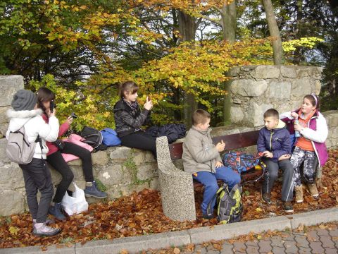 XVI Rajd 'G�ry Sto�owe' - Zamek Le�na s043 - PTTK Strzelin