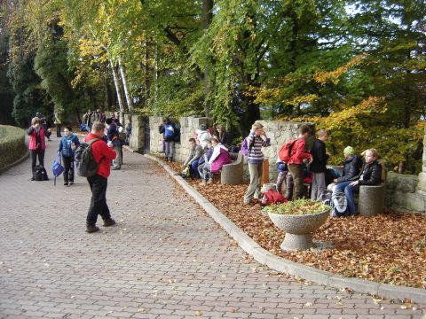 XVI Rajd 'G�ry Sto�owe' - Zamek Le�na s046 - PTTK Strzelin