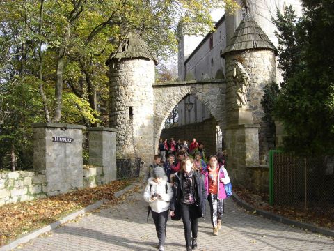 XVI Rajd 'G�ry Sto�owe' - Zamek Le�na s049 - PTTK Strzelin