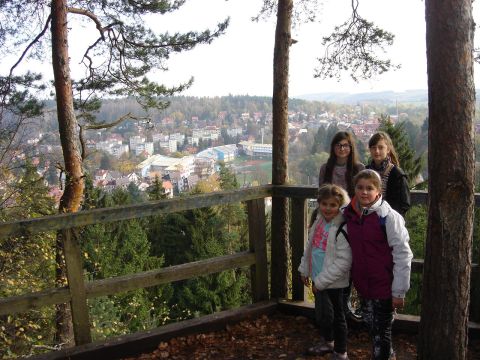 XVI Rajd 'G�ry Sto�owe' - taras nad Polanic�-Zdr�j s077 - PTTK Strzelin