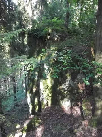 Brzytwa - Orlik - piaskowcowy bastion skalny - G�ry Sto�owe s015 - PTTK Strzelin