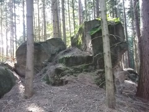 Brzytwa - Orlik - piaskowcowy bastion skalny - G�ry Sto�owe s021 - PTTK Strzelin