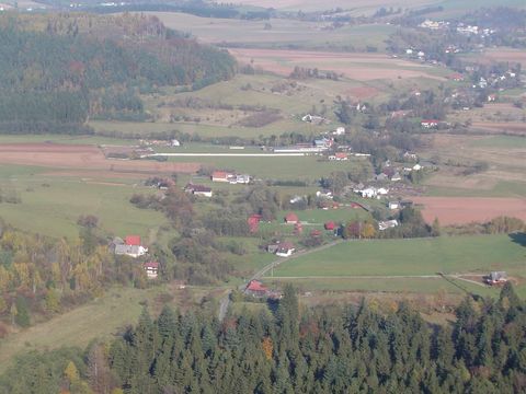 Widok z Pielgrzyma na Wambierzyce
