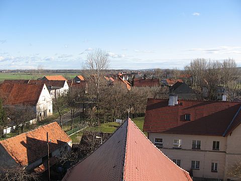 Ksiginice Wielkie - widok z wiey kocielnej s021 - PTTK Strzelin