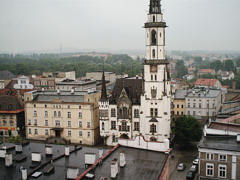 Zbkowice lskie - widok z krzywej wiey s018 - PTTK Strzelin