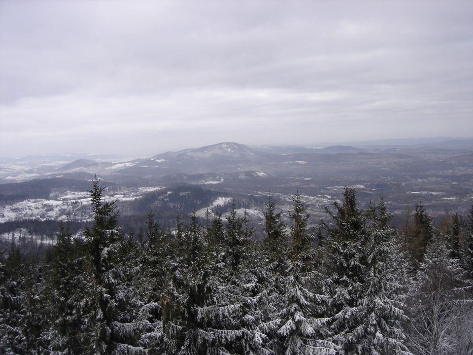 Borowa - widok z wie�y widokowej d008 - PTTK Strzelin