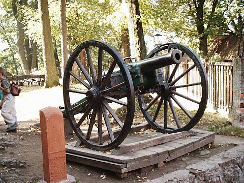 Zag�rze �l�skie - zamek Grodno - dzia�o francuskie z 1870 roku