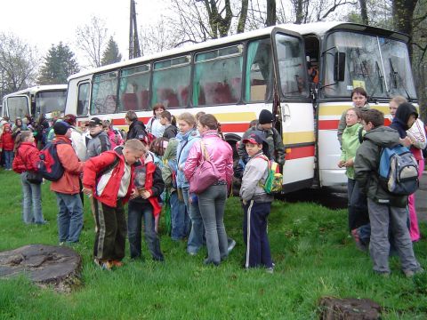 Pocz�tek trasy w S�upcu s013 - PTTK Strzelin