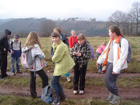 Wzg�rza W�odzickie - podej�cie na G�r� �w. Anny