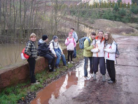 Wzg�rza W�odzickie - podej�cie na G�r� Wszystkich �wi�tych