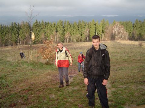 Wzg�rza W�odzickie - podej�cie na G�r� Wszystkich �wi�tych