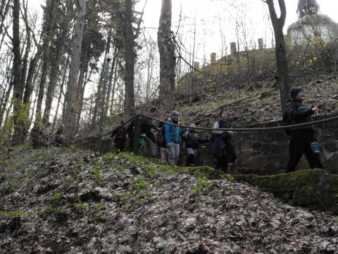 Zej�cie do S�upca s055 - PTTK Strzelin