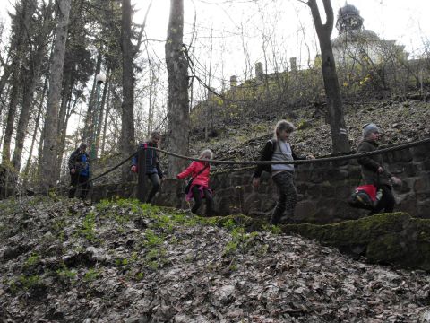 Zej�cie do S�upca s058 - PTTK Strzelin