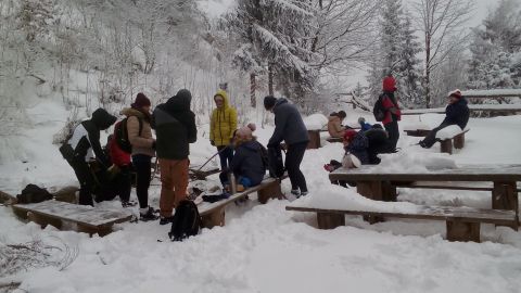 Ognisko pod W�odzick� G�r� s011 - PTTK Strzelin