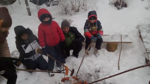 Ognisko pod W�odzick� G�r� s012 - PTTK Strzelin