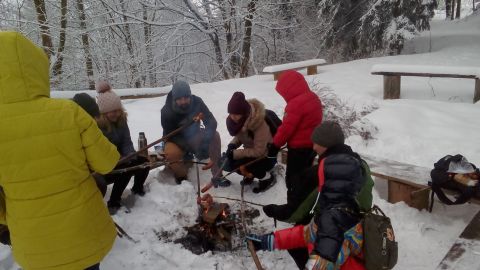 Ognisko pod W�odzick� G�r� s014 - PTTK Strzelin