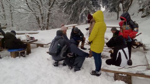 Ognisko pod W�odzick� G�r� s016 - PTTK Strzelin