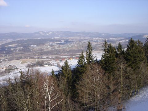 G�ra �wi�tej Anny - widok z wie�y widokowej s012 - PTTK Strzelin