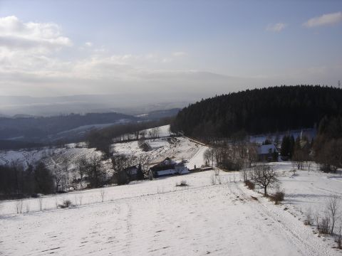 G�ra �wi�tej Anny - widok z wie�y widokowej s018 - PTTK Strzelin