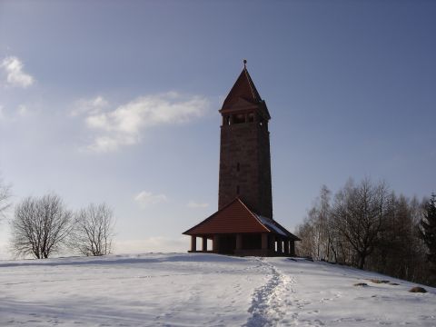 G�ra �wi�tej Anny na Wzg�rzach W�odzickich s026 - PTTK Strzelin