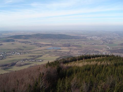 Widok z wie�y na Biskupiej Kopie