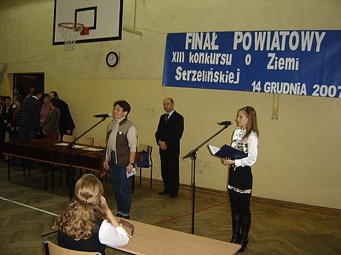 XIII Konkurs Turystyczno-Krajoznawczy o Ziemi Strzeli�skiej