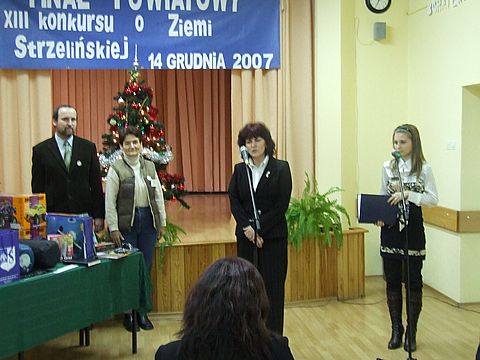 XIII Konkurs Turystyczno-Krajoznawczy o Ziemi Strzeli�skiej